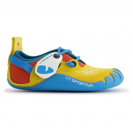 kids_gripit_la_sportiva_new_zealand_yellow_flame.jpg Kid's Gripit La Sportiva New Zealand Yellow Flame - Image 1