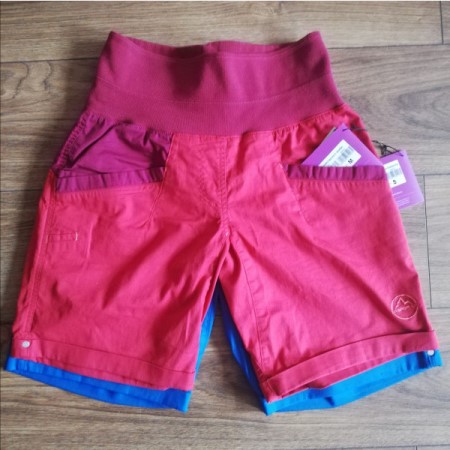 La Sportiva New Zealand Carbon Black Women's Ramp Short - Image 4