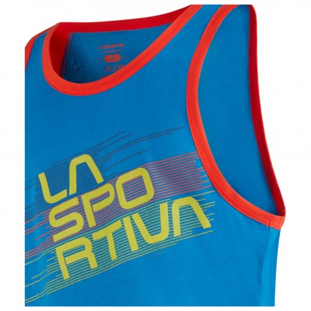 La Sportiva New Zealand Chili Poppy Stripe Tank