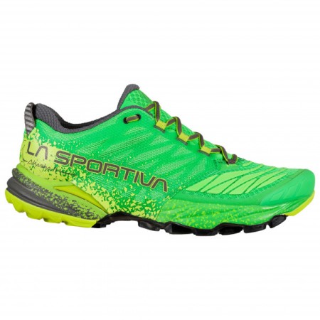 Akasha Ii Trail Running Shoes Flash Green Metal La Sportiva New Zealand