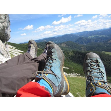 Boulder X Mid Gtx Blue Yellow La Sportiva New Zealand