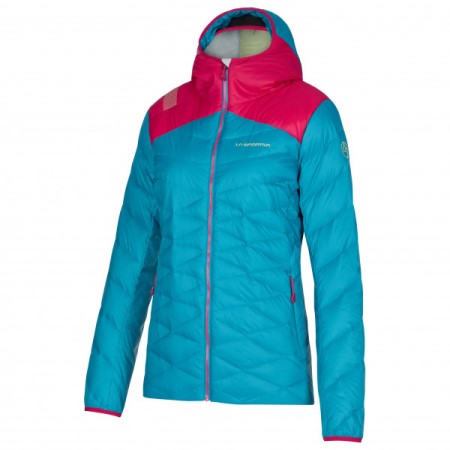 Women's Deimos Down Jacket La Sportiva New Zealand Crystal Cerise