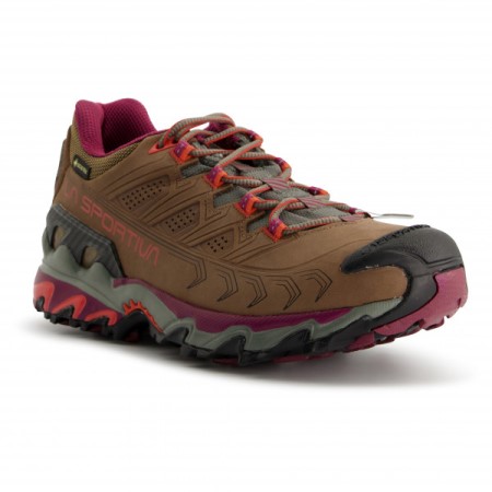 Women's Ultra Raptor Ii Leather Wide Gtx La Sportiva New Zealand Taupe Red Plum