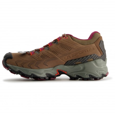 Women's Ultra Raptor Ii Leather Wide Gtx La Sportiva New Zealand Taupe Red Plum