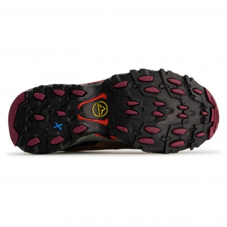 Women's Ultra Raptor Ii Leather Wide Gtx La Sportiva New Zealand Taupe Red Plum