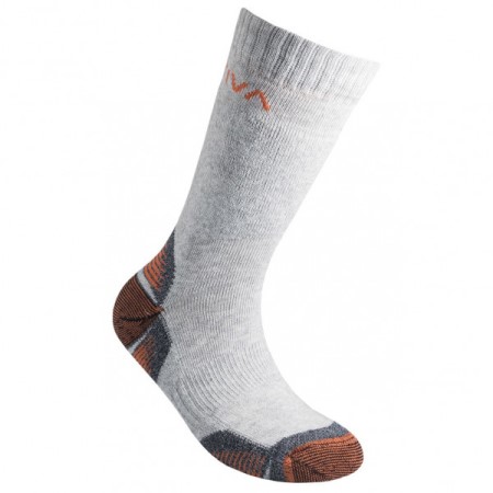 Kid's Mountain Socks Carbon Lily Orange La Sportiva New Zealand