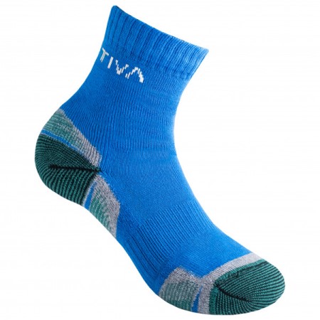 Kid's Mountain Socks La Sportiva New Zealand Electric Blue Flame