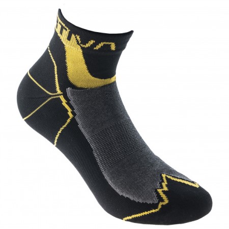 Traverse Socks Black Yellow La Sportiva New Zealand