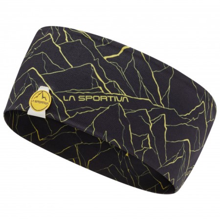 La Sportiva New Zealand Black Yellow Mountain Headband