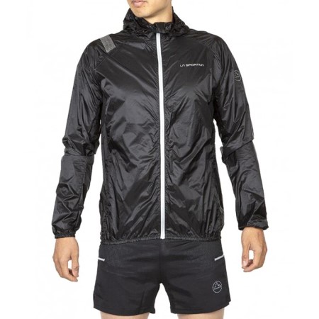 Blizzard Windbreaker Jacket Black La Sportiva New Zealand