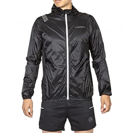 Blizzard Windbreaker Jacket Black La Sportiva New Zealand