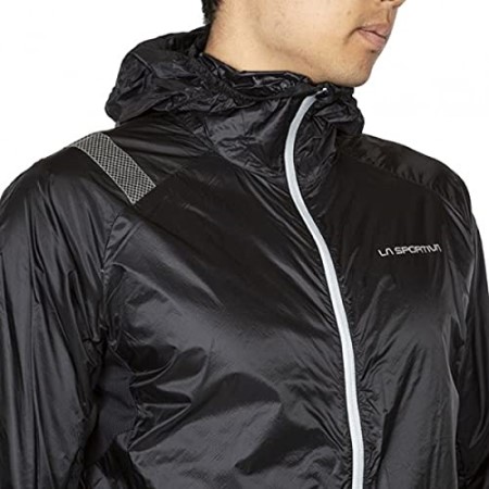 Blizzard Windbreaker Jacket Black La Sportiva New Zealand