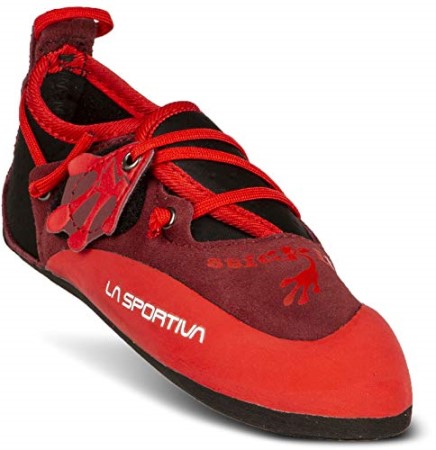 Kids Stickit Rock Climbing Shoe Chili Poppy La Sportiva New Zealand