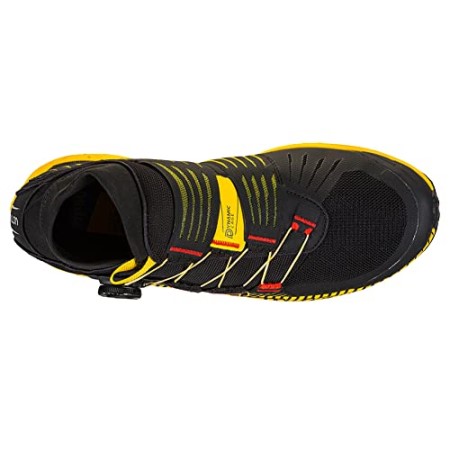 La Sportiva New Zealand Black Yellow Mens Cyklon Trail Running Shoes W Boa Lacing System