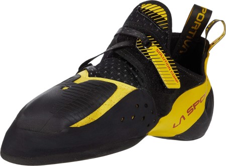 La Sportiva New Zealand Black Yellow Mens Solution Comp Rock Climbing Shoes