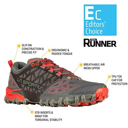 La Sportiva New Zealand Carbon Hibiscus Womens Bushido Ii Trail Running Shoes