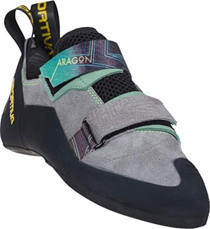 La Sportiva New Zealand Clay Jasmine Green Mens Aragon Rock Climbing Shoes