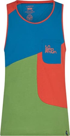 La Sportiva New Zealand Mens Dude T-Shirt Kale Saffron Small