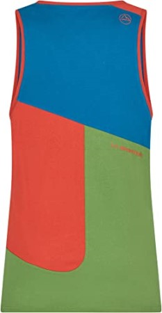 La Sportiva New Zealand Mens Dude T-Shirt Kale Saffron Small