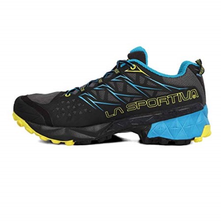 La Sportiva New Zealand Multicoloured Carbon Tropic Blue 000 Men Akyra Trail Running Shoes