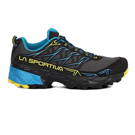 La Sportiva New Zealand Multicoloured Carbon Tropic Blue 000 Men Akyra Trail Running Shoes