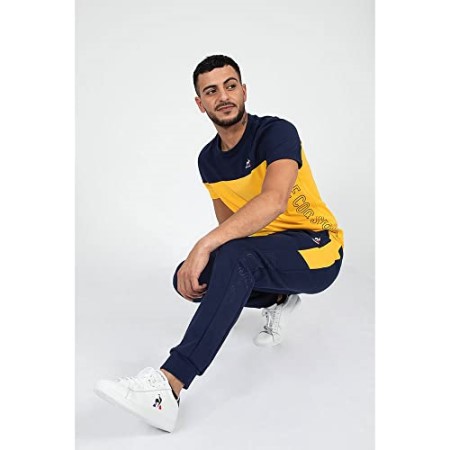 La Sportiva New Zealand Navy Yellow Le Coq Sport-Shirt