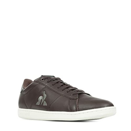 Le Coq Sportif Men Tennis Shoes La Sportiva New Zealand Dark Brown Black