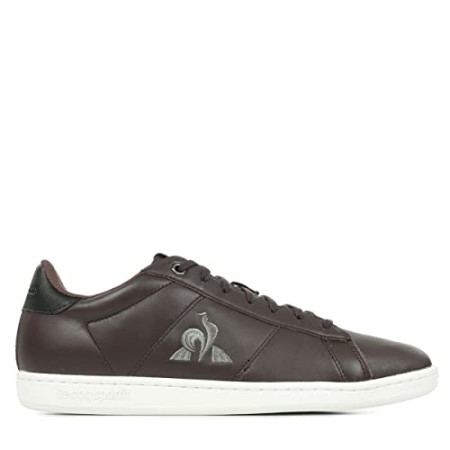 Le Coq Sportif Men Tennis Shoes La Sportiva New Zealand Dark Brown Black
