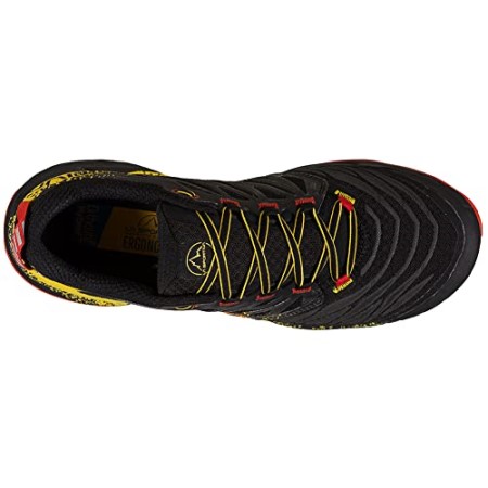 Mens Akasha Ii Trail Running Shoes Black Yellow La Sportiva New Zealand