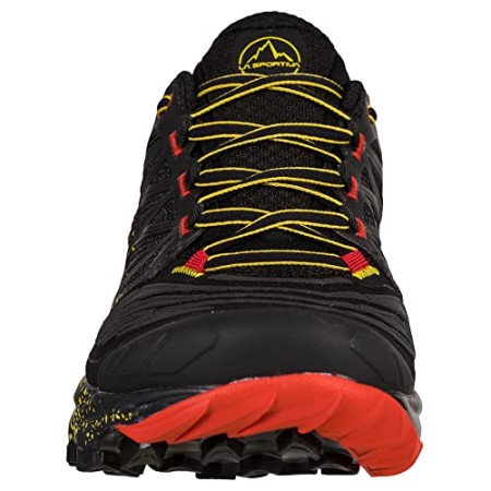 Mens Akasha Ii Trail Running Shoes Black Yellow La Sportiva New Zealand