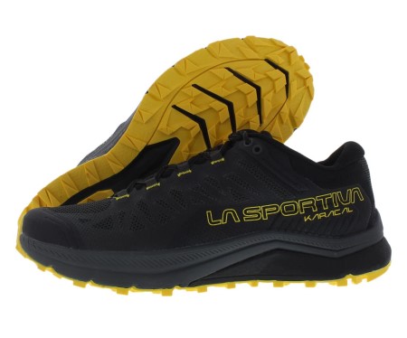 Mens Karacal Trail Running Shoe Black Yellow La Sportiva New Zealand