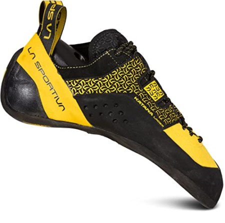 Mens Katana Lace Rock Climbing Shoes Yellow Black La Sportiva New Zealand
