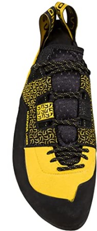 Mens Katana Lace Rock Climbing Shoes Yellow Black La Sportiva New Zealand