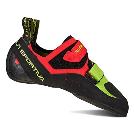 Mens Kubo Rock Climbing Shoes Goji Neon La Sportiva New Zealand