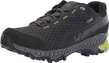 Mens Spire Gtx Hiking Shoes La Sportiva New Zealand Carbon Apple Green