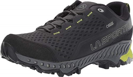 Mens Spire Gtx Hiking Shoes La Sportiva New Zealand Carbon Apple Green
