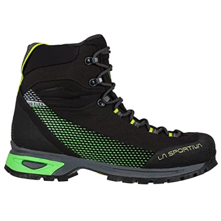 Mens Trango Trk Gtx Hiking Boots Black Flash Green La Sportiva New Zealand
