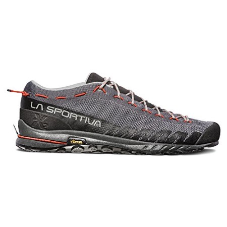 Mens Tx2 Approach Climbing Shoes La Sportiva New Zealand Carbon Tangerine