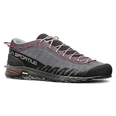 Mens Tx2 Approach Climbing Shoes La Sportiva New Zealand Carbon Tangerine