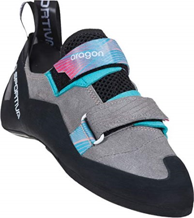 Womens Aragon Rock Climbing Shoes La Sportiva New Zealand Clay Hibiscus