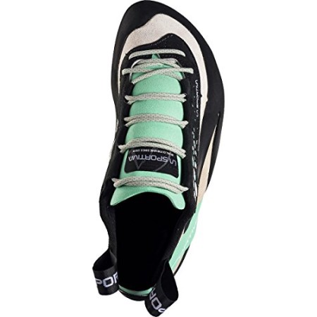 Womens Miura Rock Climbing Shoes La Sportiva New Zealand White Jade Green