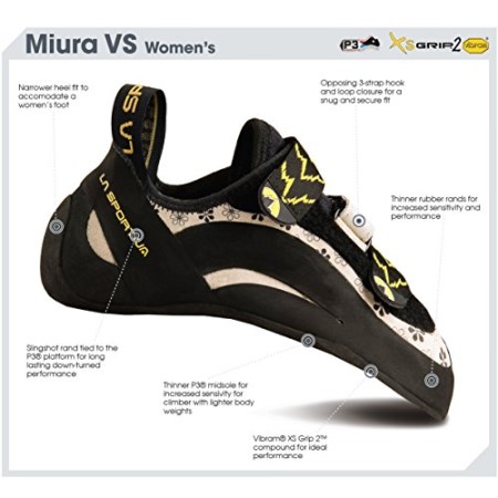 Womens Miura Vs Rock Climbing Shoes La Sportiva New Zealand Blue