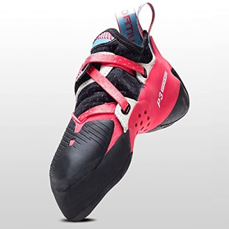 Womens Solution Comp Rock Climbing Shoes Hibiscus Malibu Blue La Sportiva New Zealand