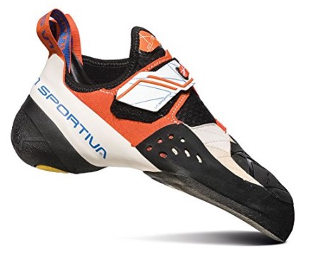 Womens Solution Rock Climbing Shoes White Lily Orange La Sportiva New Zealand