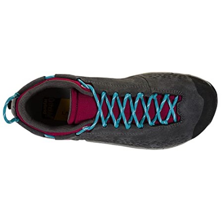 Womens Tx2 Evo Leather Approach Carbon Red Plum La Sportiva New Zealand