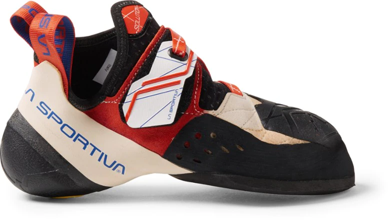 Solution Climbing Shoes La Sportiva New Zealand White Lily Orange
