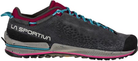 Tx2 Evo Leather Approach Shoes La Sportiva New Zealand Carbon Red Plum