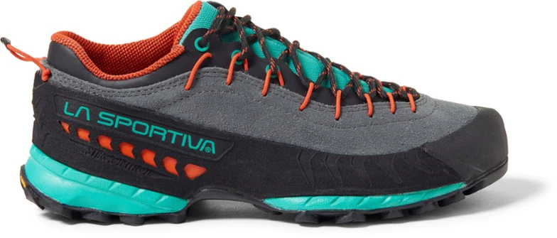 Tx4 Approach Shoes Carbon Aqua La Sportiva New Zealand