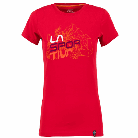 Cubic Womens T-Shirt La Sportiva New Zealand Garnet