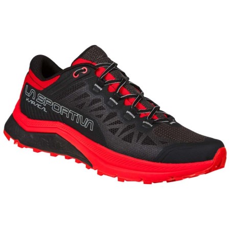 Karacal Mens Trail Running Shoe Black Goji La Sportiva New Zealand